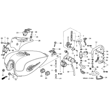 FUEL TANK + FUEL PUMP