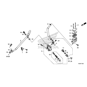 REAR BRAKE MASTER        CYLINDER