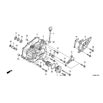 LEFT CRANKCASE COVER