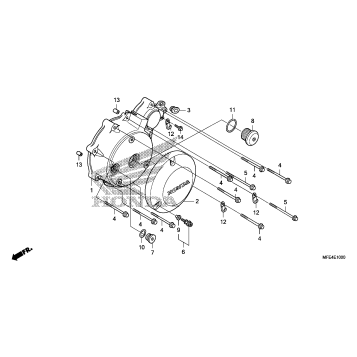 LEFT CRANKCASE COVER