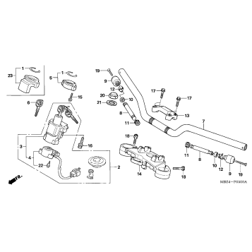 HANDLEBAR + TOP BRIDGE