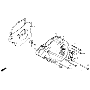 LEFT CRANKCASE COVER
