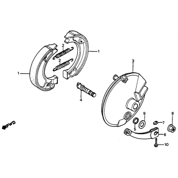 FRONT BRAKE PANEL 83