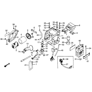 AIR CLEANER + BATTERY