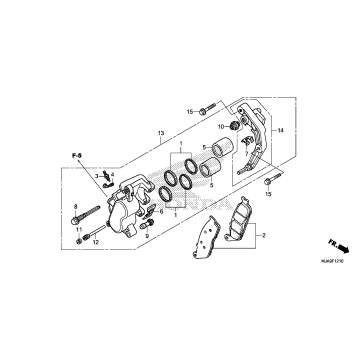 FRONT BRAKE CALIPER (1)