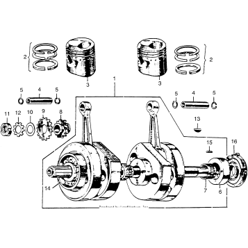 CRANKSHAFT + PISTON