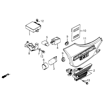 LEFT SIDE COVER + IGNITER UNIT