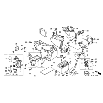 BATTERY + BATTERY BOX