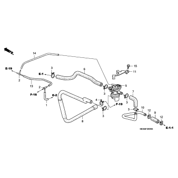 AIR INJECTION CONTROL VALVE ('04-'07,A/CM)