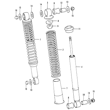 SL70 REAR SHOCK ABSORBER