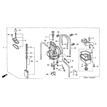 CARBURETOR ('02-'03)