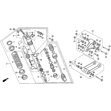 REAR SHOCK ABSORBER 90