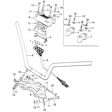 HANDLEBAR + TOP BRIDGE