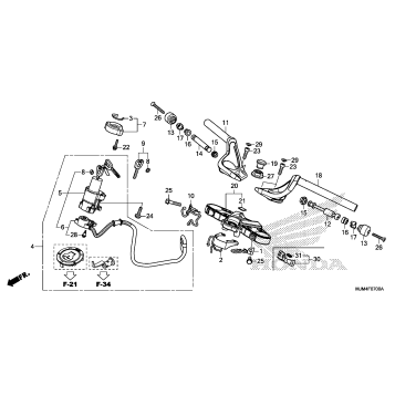 HANDLEBAR + TOP BRIDGE