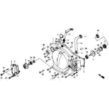 RIGHT CRANKCASE COVER
