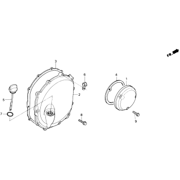 RIGHT CRANKCASE COVER