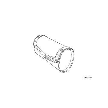 POUCH, FR. LEATHER (STUDDED)