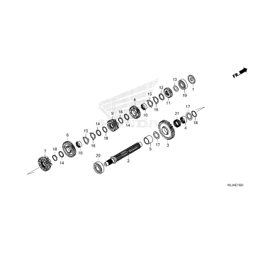 TRANSMISSION             (COUNTERSHAFT)