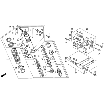 REAR SHOCK ABSORBER 90