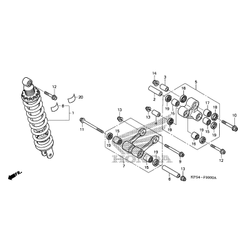 REAR SHOCK ABSORBER