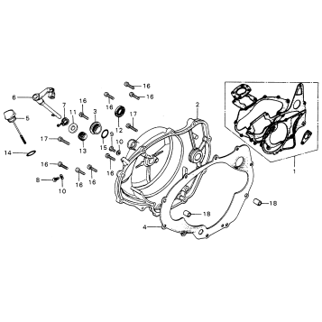 RIGHT CRANKCASE COVER