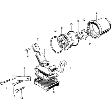 OIL FILTER + OIL PUMP