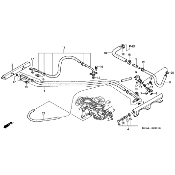 THROTTLE BODY (TUBING)