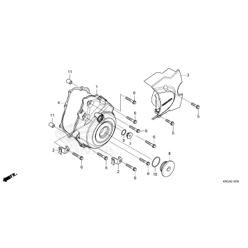 LEFT CRANKCASE COVER