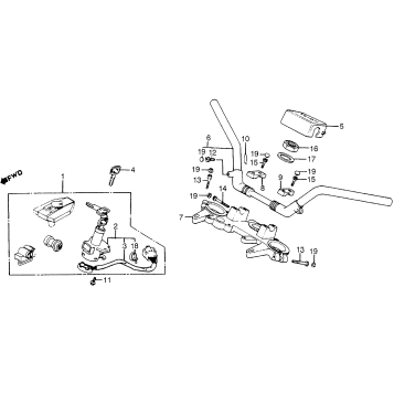 HANDLEBAR + TOP BRIDGE