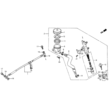 REAR BRAKE MASTER CYLINDER