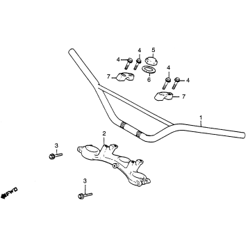 HANDLEBAR + TOP BRIDGE