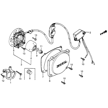 ALTERNATOR + C.D.I. UNIT