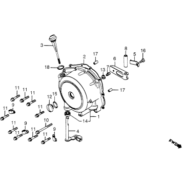 RIGHT CRANKCASE COVER