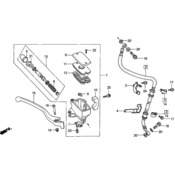 FRONT BRAKE MASTER CYLINDER