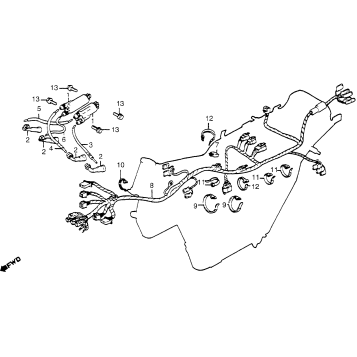WIRE HARNESS + IGNITION