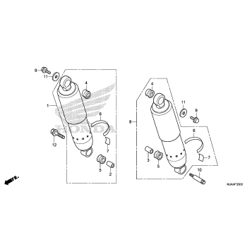REAR SHOCK ABSORBER (1)