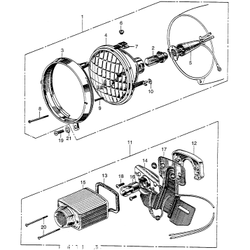HEADLIGHT + TAILLIGHT