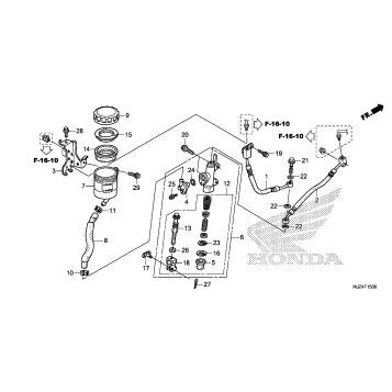 REAR BRAKE MASTER        CYLINDER