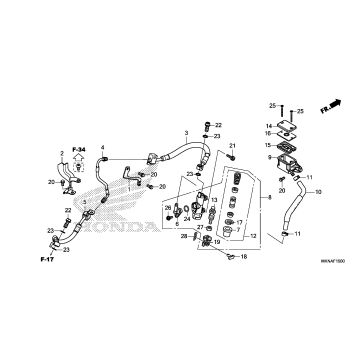 REAR BRAKE MASTER        CYLINDER (1)