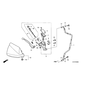 FRONT BRAKE MASTER CYLINDER