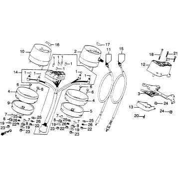 SPEEDOMETER + TACHOMETER