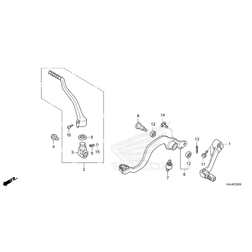 PEDAL@KICK STARTER ARM
