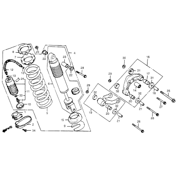 REAR SHOCK ABSORBER 81
