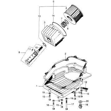 OIL FILTER + OIL PAN