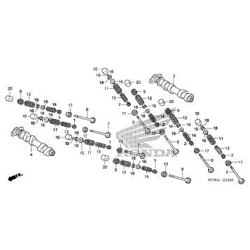 CAMSHAFT@VALVE (FR.)