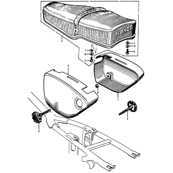 AIR CLEANER CASE + SEAT