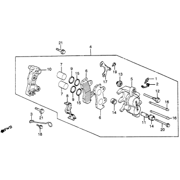 FRONT BRAKE CALIPER 81