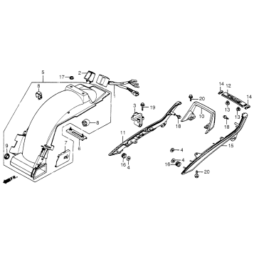 GRAB RAIL + REAR FENDER