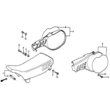 SEAT + SIDE COVER 83