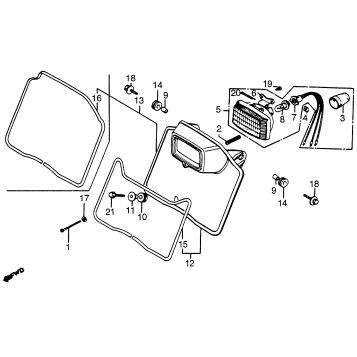 HEADLIGHT + HEADLIGHT CASE